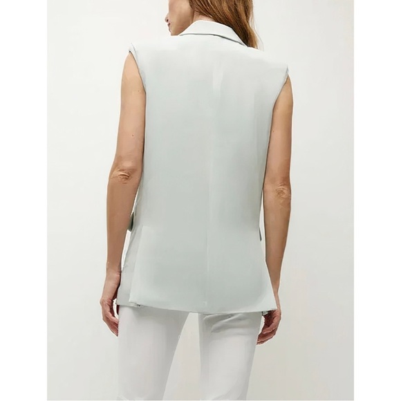 Veronica Beard Sleeveless Double-Breasted Becca Vest Skort Set - Picture 5 of 12